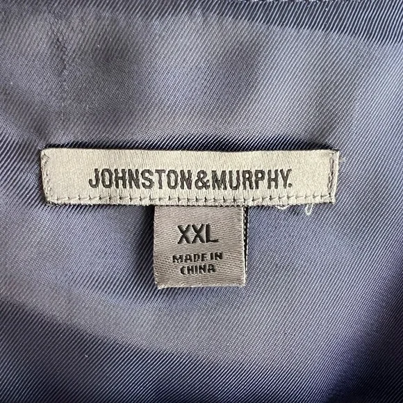 Johnston & Murphy Men’s XXL navy blue vest. Excellent condition, smoke free home - Picture 3 of 3